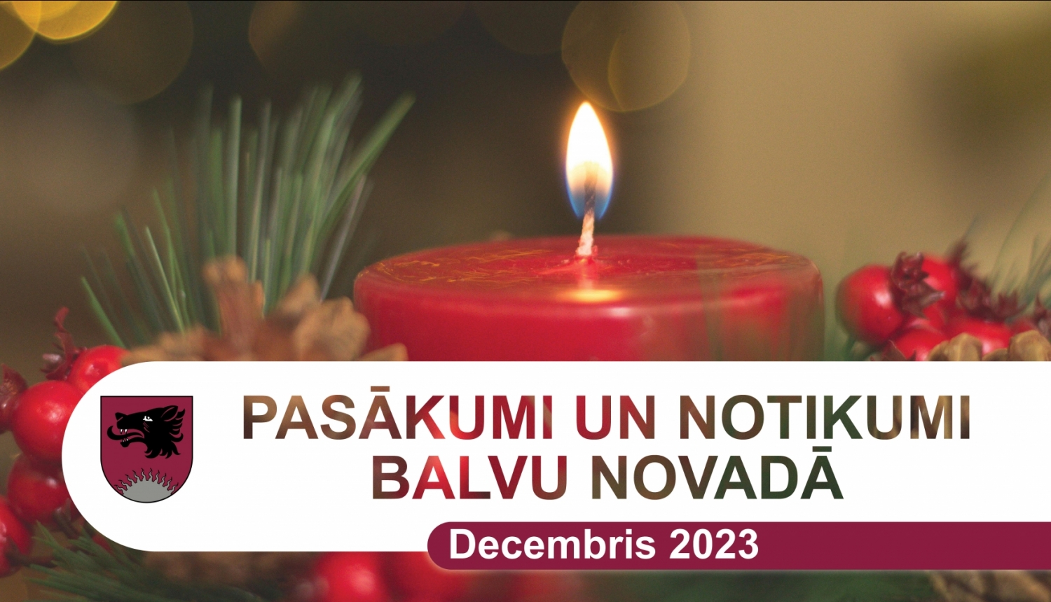 Balvu novada kultūras pasākumu plāns - 2023. gada decembris