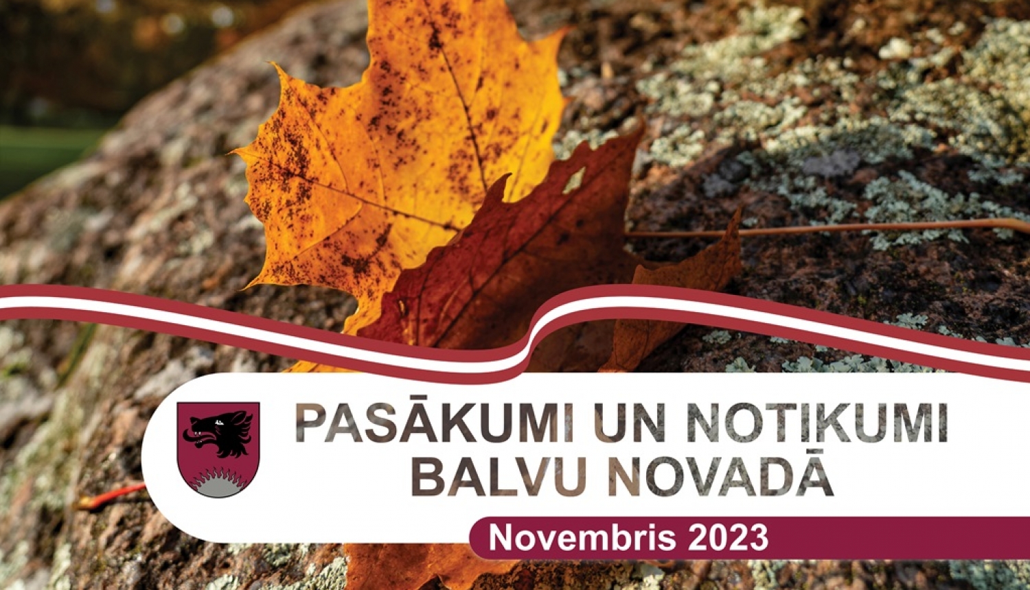 Balvu novada kultūras pasākumu plāns - 2023. gada novembris