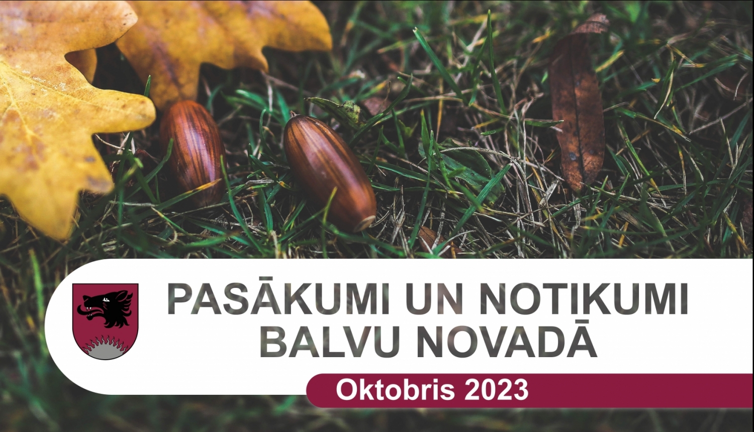 Balvu novada kultūras pasākumu plāns - 2023. gada oktobris