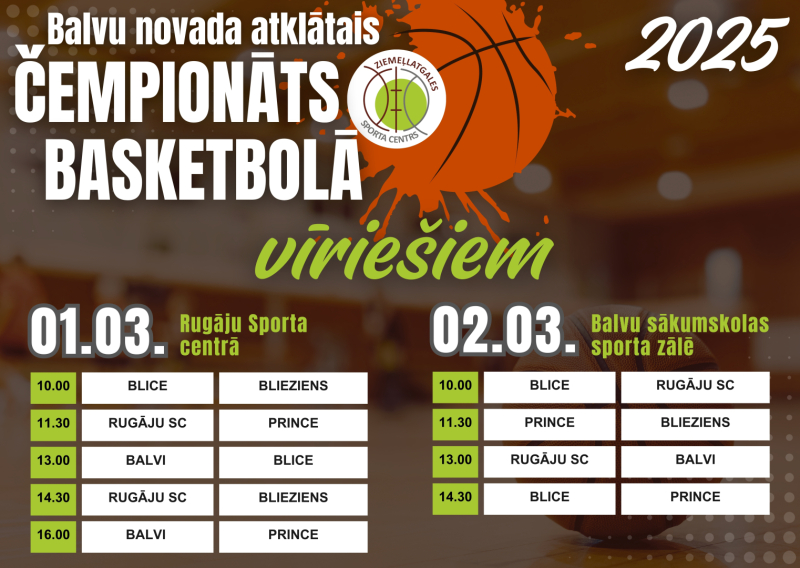 AFIŠA_Balvu novada atklātais čempionāts basketbolā