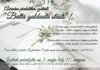 Aicina piedalīties izstādē "Baltā galdauta stāsts”