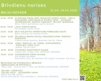 Brīvdienu norises Balvu novadā 21. – 23. 04.