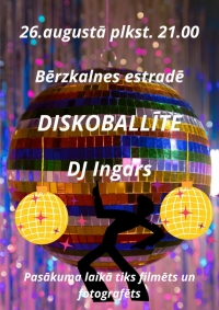 Diskoballe Bērzkalnes estrādē
