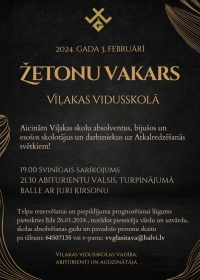 AFIŠA_Viļakas vidusskolas Žetonu vakars