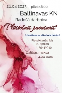 Radošā darbnīca “Plūstošais pavasaris”