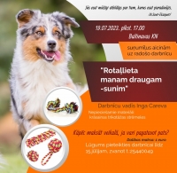 Radošā darbnīca “Rotaļlieta manam draugam-sunim”