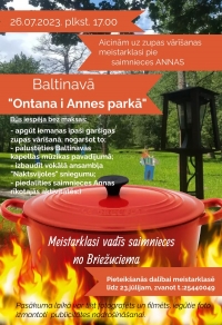 Zupas vārīšanas meistarklase Baltinavā