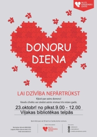 Donoru diena Viļakas bibliotēkā