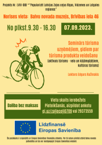 Projekts Nr. LVIII-069 “"Popularizēt Latvijas Zaļos ceļus Rīgas, Vidzemes un Latgales reģionos"