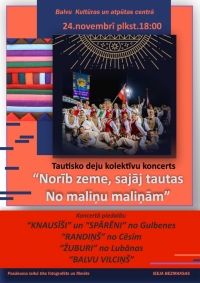 AFIŠA_Koncerts ''Norīb zeme, sajāj tautas no maliņu maliņām"