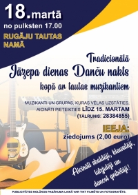 Jāzepa dienas Danču nakts kopā ar tautas muzikantiem 