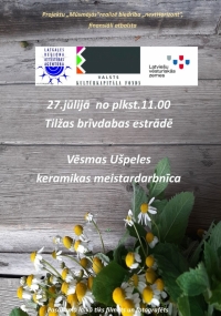 Keramikas darbnīca Tilžas pagasta svētkos