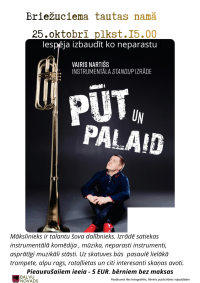 Attēlā redzams vīrietis, pūšaminstruments.