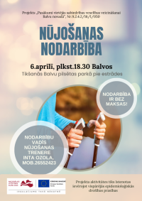 Nūjošanas nodarbība Balvos 6.aprīlī