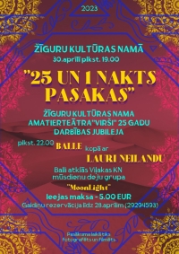 Amatierteātra "Virši" 25 gadu jubilejas pasākums