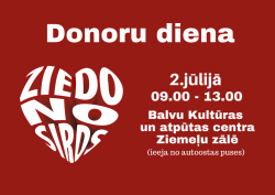 Donoru diena Balvos 2.jūlijā