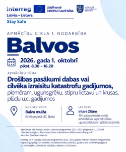 uz balta fona zilas detaļas, zili burti.