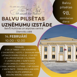 Vizuālais materiāls par gaidāmo pasākumu