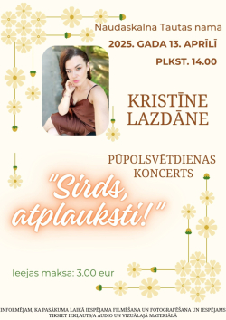 AFIŠA_Kristīnes Lazdānes koncerts ''Sirds, atplauksti!''