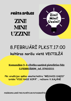 AFIŠA_Prāta spēles ''Zini, Mini, Uzzini!''
