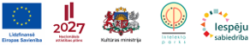 Attēlā redzami 5 logo