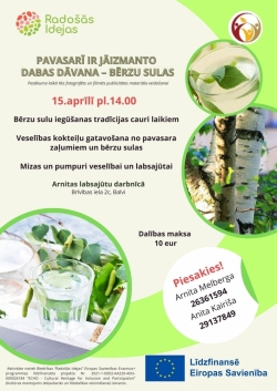 Izzinošā darbošanās par bērzu sulām