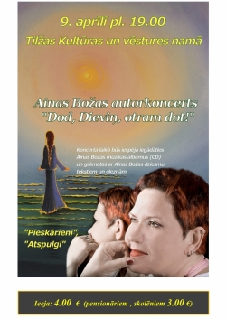 Ainas Božas autorkoncerts ''Dod, Dieviņ, otram dot!''