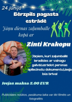 Jāņu dienas zaļumballe Bērzpilī