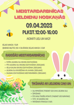 Meistardarbnīcas Lieldienu noskaņās