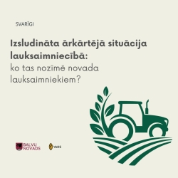informatīvs attēls informācija lauksaimniekiem 