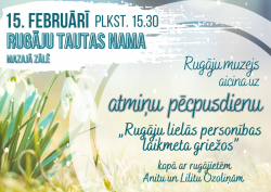 Atmiņu pēcpusdiena Rugāju Tautas namā