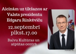 Tikšanās ar Valsts prezidentu