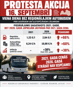 Attēlā redzams autobuss