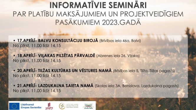 LLKC informatīvie semināri