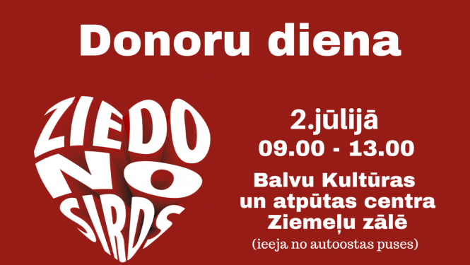 Donoru diena Balvos 2.jūlijā