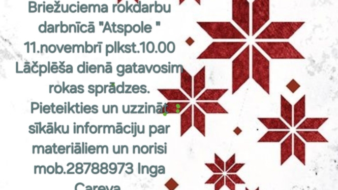 Uz gaiša fona latvju zīmes