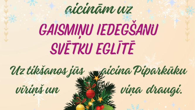Egles iedegšana