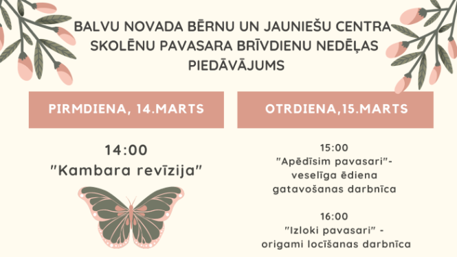 pavsara brīvdienas