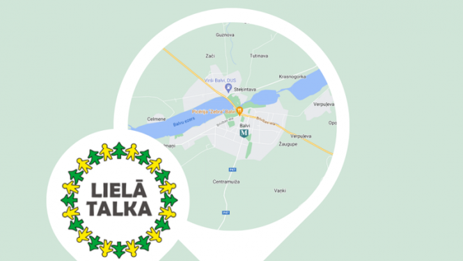 Lielā Talka Balvu slūžu teritorijā