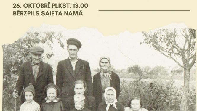 AFIŠA_Projekta seminārs "Pa 1960. gada zinātniskās ekspedīcijas pēdām Bērzpilī"