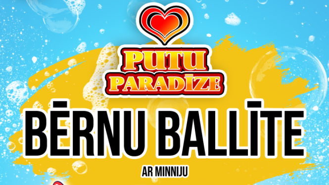 AFIŠA_Bērnu ballīte ''Putu paradīze''