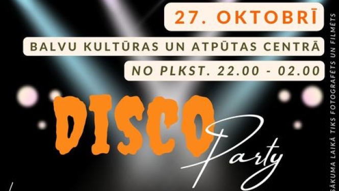 Disco Party kopā ar DJ Mairix