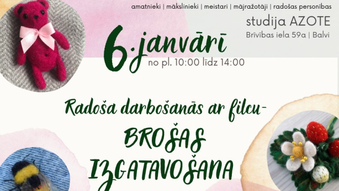 AFIŠA_Radošā darbošanās ar filcu