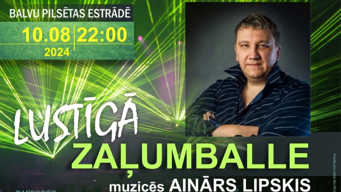 AFIŠA_Zaļumballe kopā ar Aināru Lipski
