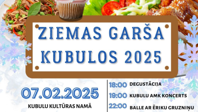 "Ziemas garša 2025" Kubulos