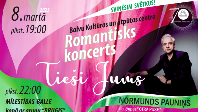 AFIŠA_Koncerts ''Tieši Jums'' kopā ar dziedātāju Normundu Pauniņu