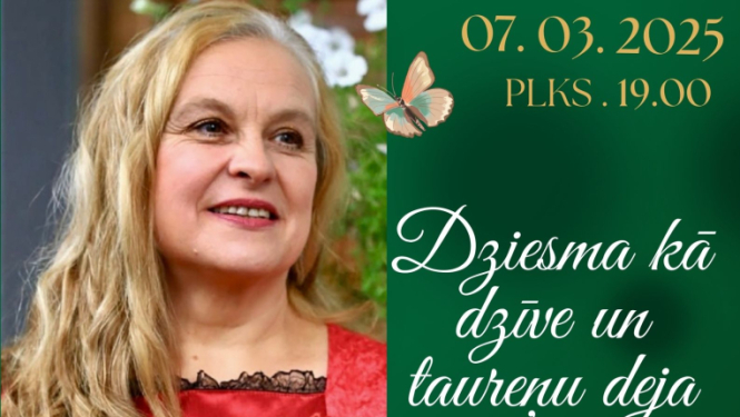 AFIŠA_Anitas Ozolas autorkoncerts ''Dziesma kā dzīve un taureņu deja''