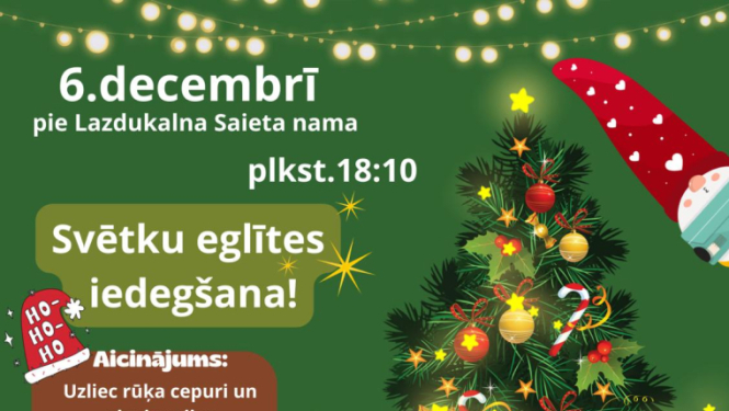 Afiša egles iedegšana