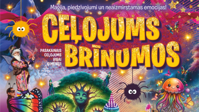 AFIŠA_Maģijas izrāde "Ceļojums brīnumos"