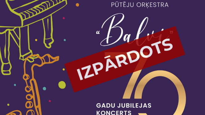 AFIŠA_Pūtēju orķestra ''Balvi'' 70 gadu jubilejas koncerts